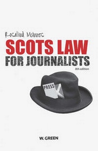 Bild: Scots Law for Journalists - W.Green