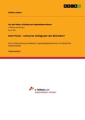 Cover: Dark Pools - schwarze Goldgrube der Betreiber? - Aus der Reihe: e-fellows.net stipendiaten-wissen
