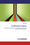 Cover: In Between Values - LAP Lambert Academic Publishing