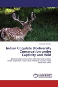 Cover: Indian Ungulate Biodiversity Conservation under Captivity and Wild - LAP Lambert Academic Publishing