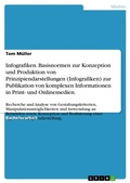 Cover: Infografiken. Basisnormen zur Konzeption und Produktion von Prinzipiendarstellungen (Infografiken) zur Publikation von komplexen Informationen in Print- und Onlinemedien. - GRIN Verlag
