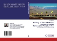 Abbildung von: Develop of Neural Network Models to Predict Construction Cost/Duration - LAP Lambert Academic Publishing