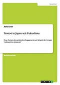 Cover: Protest in Japan Seit Fukushima - Grin Verlag