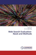 Cover: Web Search Evaluation- Need and Methods - LAP Lambert Academic Publishing