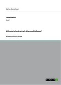 Cover: Wilhelm Lehmbruck als Marmorbildhauer? - Lehmbruckiana