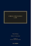Cover: Child and Family Law: Edition 3, Volume II: Intimate Adult Relationships - W.Green