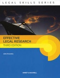 Cover: Effective Legal Research - Sweet & Maxwell