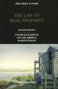 Cover: Megarry & Wade: The Law of Real Property - Sweet & Maxwell