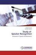 Cover: Study of Speaker Recognition - LAP Lambert Academic Publishing