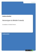 Cover: Stereotypes in British Comedy - GRIN Verlag