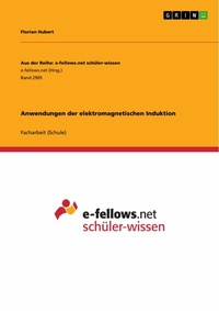 Abbildung von: Anwendungen der elektromagnetischen Induktion - GRIN Verlag