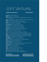 Abbildung von: Joint Ventures - The European Lawyer