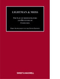 Abbildung von: Lightman & Moss: The Law of Administrators and Receivers of Companies 1st Supplement - Sweet & Maxwell