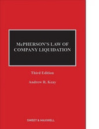 Abbildung von: McPherson's Law of Company Liquidation - Sweet & Maxwell