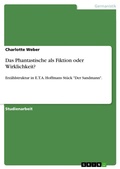 Cover: Das Phantastische als Fiktion oder Wirklichkeit? - GRIN Verlag