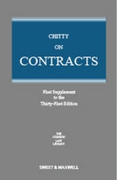 Abbildung von: Chitty on Contracts 1st Supplement - Sweet & Maxwell