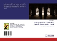 Abbildung von: An Inquiry Into Colorado's College Opportunity Fund - LAP Lambert Academic Publishing
