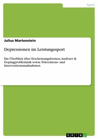 Abbildung von: Depressionen im Leistungssport - GRIN Verlag