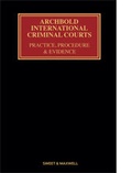 Cover: Archbold: International Criminal Courts - Sweet & Maxwell