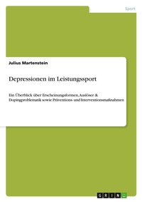 Abbildung von: Depressionen im Leistungssport - GRIN Verlag