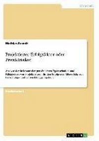 Enlarge image Cover: Projektleiter - GRIN Publishing