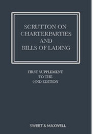 Abbildung von: Scrutton on Charterparties and Bills of Lading 1st Supplement - Sweet & Maxwell