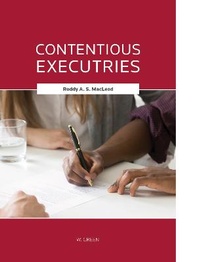 Abbildung von: Contentious Executries - W.Green