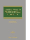 Cover: Jackson and Powell on Professional Liability 2nd Supplement - Sweet & Maxwell