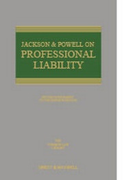 Enlarge image Cover: Jackson and Powell on Professional Liability 2nd Supplement - Sweet & Maxwell
