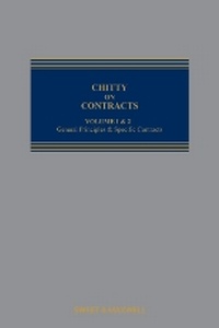 Abbildung von: Chitty on Contracts 2 Volumes & Supplement - Sweet & Maxwell