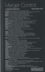 Cover: Merger Control - The European Lawyer