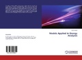 Cover: Models Applied in Energy Analyses - LAP Lambert Academic Publishing