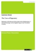 Cover: The Uses of Pageantry - GRIN Verlag