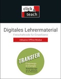 Cover: Transfer. Die Lateinlekt&uuml;re / Unterwegs in Europa click & teach Box - Buchner, C.C.
