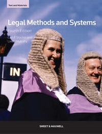 Enlarge image Cover: Legal Methods and Systems: Text & Materials - Sweet & Maxwell