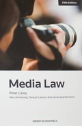 Cover: Media Law - Sweet & Maxwell