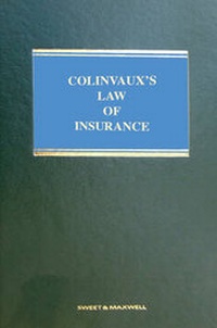 Enlarge image Cover: Colinvaux's Law of Insurance Mainwork - Sweet & Maxwell