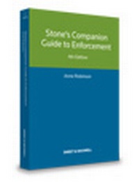 Enlarge image Cover: Stone's Companion Guide to Enforcement - Sweet & Maxwell