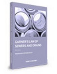 Bild: Garner's Law of Sewers and Drains - Sweet & Maxwell