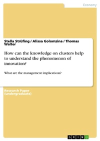 Enlarge image Cover: How can the knowledge on clusters help to understand the phenomenon of innovation? - GRIN Verlag