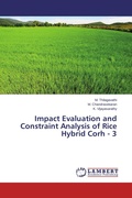 Cover: Impact Evaluation and Constraint Analysis of Rice Hybrid Corh - 3 - LAP Lambert Academic Publishing