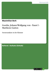 Goethe, Johann Wolfgang von Faust I … Bork Schweitzer