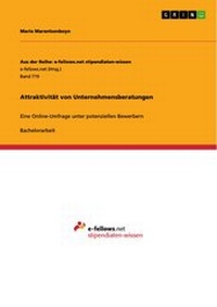 Abbildung von: Attraktivität von Unternehmensberatungen - GRIN Verlag