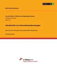 Abbildung von: Attraktivitaet von Unternehmensberatungen - GRIN Verlag