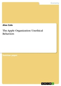 Enlarge image Cover: The Apple Organization - GRIN Verlag