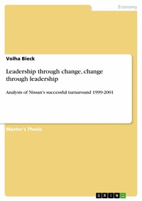 Abbildung von: Leadership through change, change through leadership - GRIN Verlag