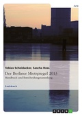 Cover: Der Berliner Mietspiegel 2013 - GRIN Verlag