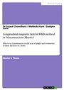 Cover: Longitudinal Magnetic Field in WKB Method in Nanostructure Physics - GRIN Verlag