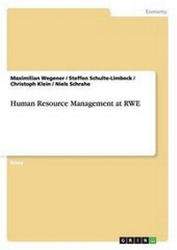Enlarge image Cover: Human Resource Management at Rwe - Grin Verlag