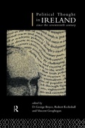 Cover: Political Thought in Ireland Since the Seventeenth Century - Routledge
